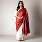 Zuhoor Ruby Crimson Kani Zari Kashmiri Shawl