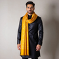 Zuhoor Kashmiri His & Her Shawl Set (Off-White & Mustard)