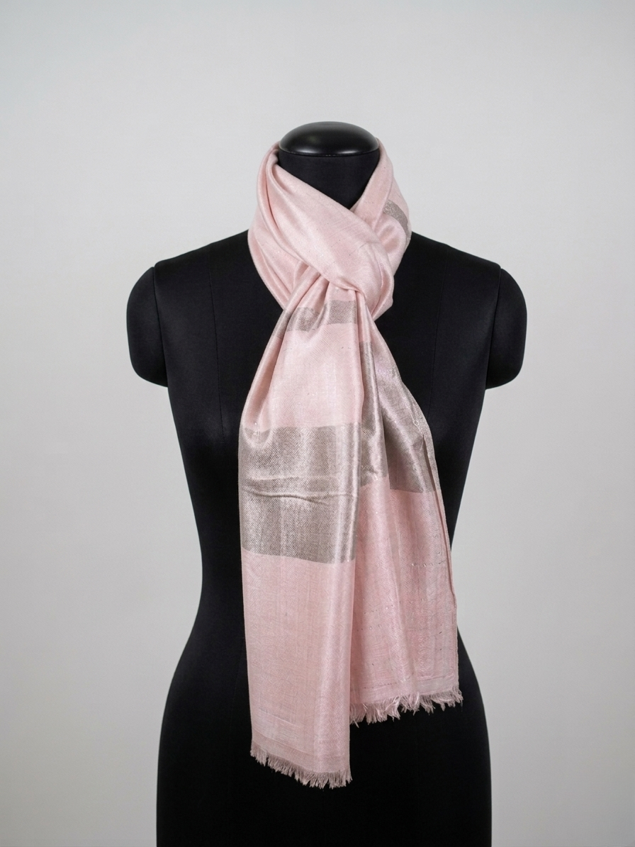 Zuhoor Elegant Modal Silk Stole