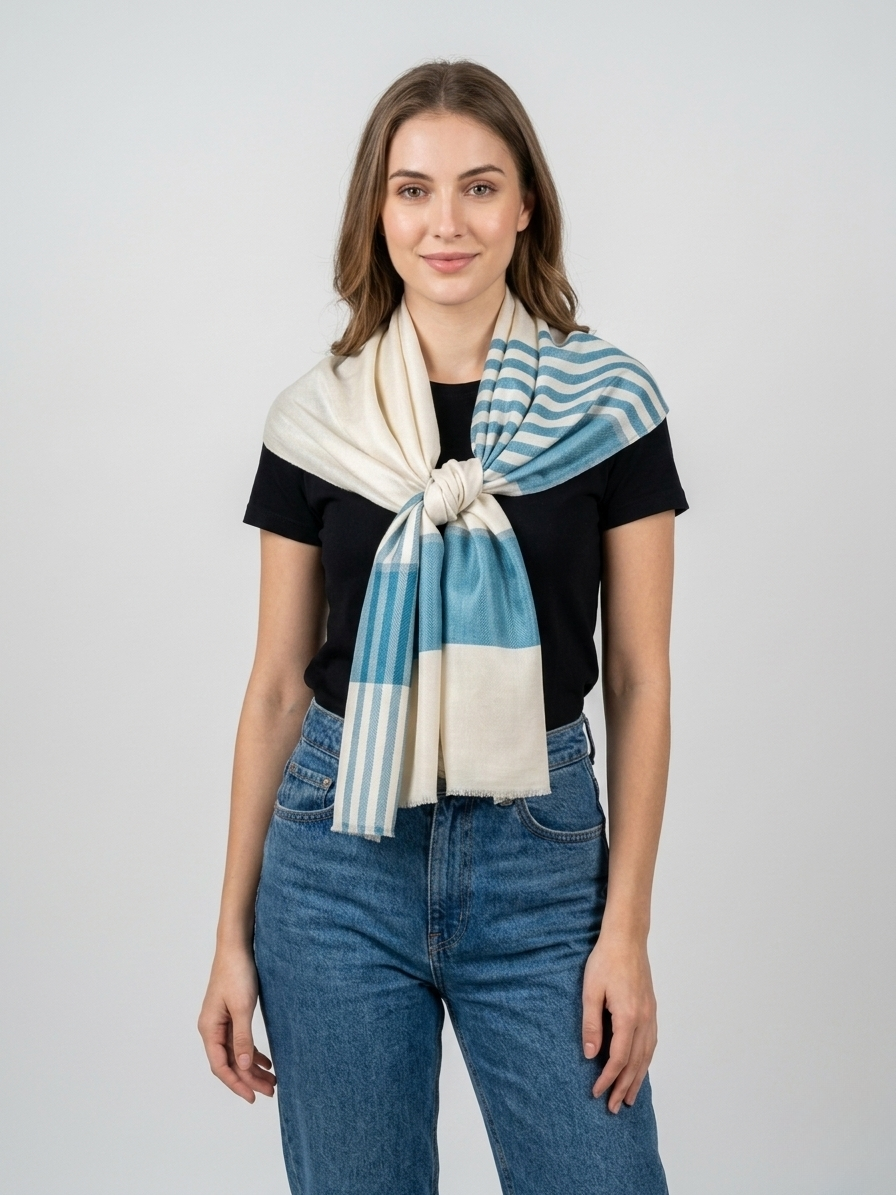 Zuhoor Elegant Modal Silk Stole