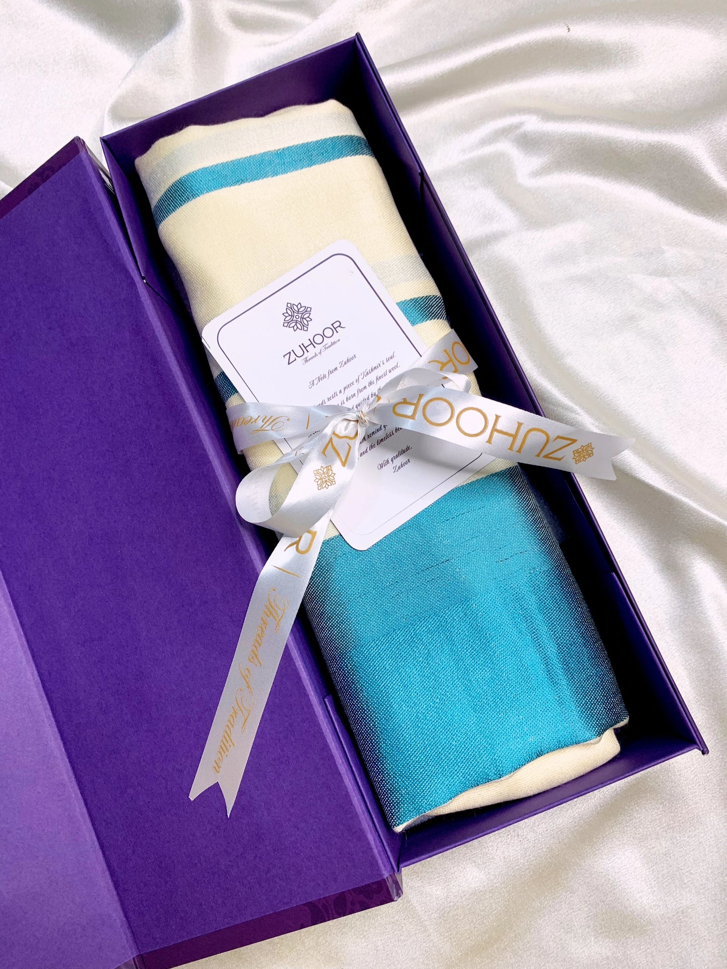 Zuhoor Elegant Modal Silk Stole
