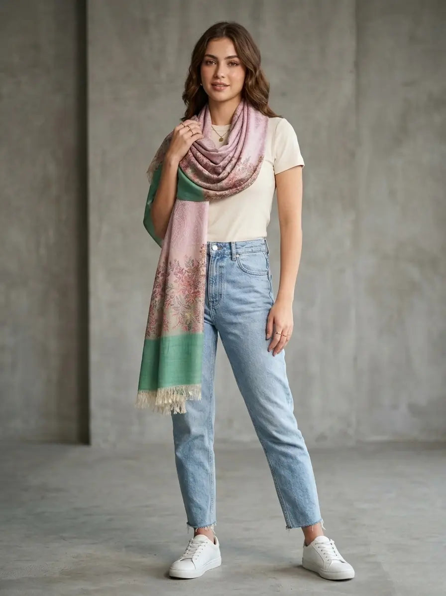 Zuhoor Premium Kani Palla Stole