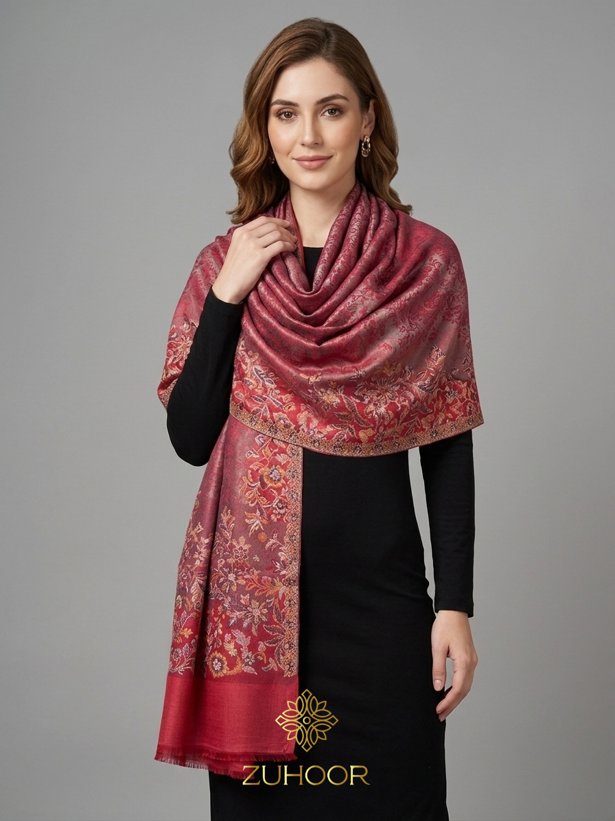 Zuhoor Premium Kani Palla Stole
