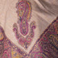 Zuhoor Beige Kani Jamawar Kashmiri Shawl
