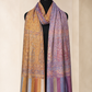 Zuhoor Royal Couple Kashmiri Reversible Stole Set (Purple & Green)