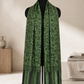 Zuhoor Royal Couple Reversible Stole Set (Mustard & Green)