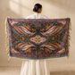 Zuhoor Kalamkari 100% Pure Pashmina Black Shawl