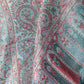 Zuhoor Teal Maroon Kashmiri 2-Way Reversible Stole