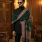 Zuhoor Green Kashmiri Kani Jamawar Shawl