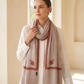 Zuhoor 100% Pure Pashmina Onion Pink Sozni Shawl