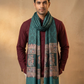 Zuhoor Emerald Kani Pure Pashmina Stole