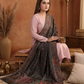 Zuhoor Black Elegance Kani Zari Kashmiri Shawl