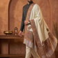 Zuhoor Ivory Kashmiri Kani Jamawar Shawl