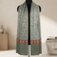 Zuhoor Royal Couple Kashmiri Reversible Stole Set (Purple & Green)