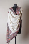 Ivory Kashmiri Kani Shawl
