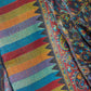 Zuhoor Teal Maroon Kashmiri 2-Way Reversible Stole