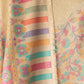 Zuhoor Kashmiri Zari Couple Shawl Set (White & Beige)