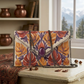 Kashmiri Aari Embroidered White Clutch Bag